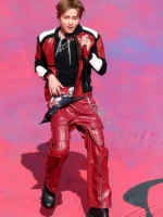 Kim Taehyung FIFA World Cup Final Halftime Show Leather Jacket