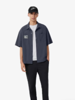 Lacoste x Alpine 2026 Relaxed Fit Poplin Button Up Shirt
