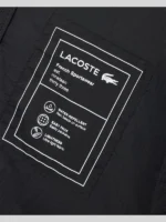 Lacoste x Alpine Black Zip-Up Water-Repellent Jacket