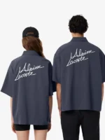 Lacoste x Alpine Poplin Shirt Dark Grey