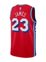 LeBron James 76ers Jordan Jersey Red