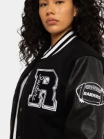 Los Angeles Raiders Black Varsity Jacket