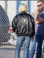 Lucky S01 Luciana 'Lucky' Armstrong Black Bomber Jacket