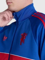 Manchester United x Adidas Blue Full Zip Track Jacket