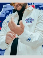 Men all star game philly 2026 white starter jacket