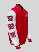 Men chicago bulls nba champs varsity jacket