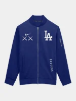 Men's Los Angeles Dodgers Nike x KAWS Royal Dugout Bomber Full-Zip Jacket