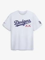 Men's Los Angeles Dodgers Shohei Ohtani Nike x KAWS White Name & Number Max90 T-Shirt