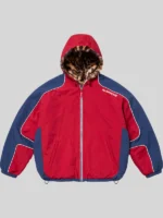 Men's Supreme Faux Fur Reversible Hooded Track Jacket