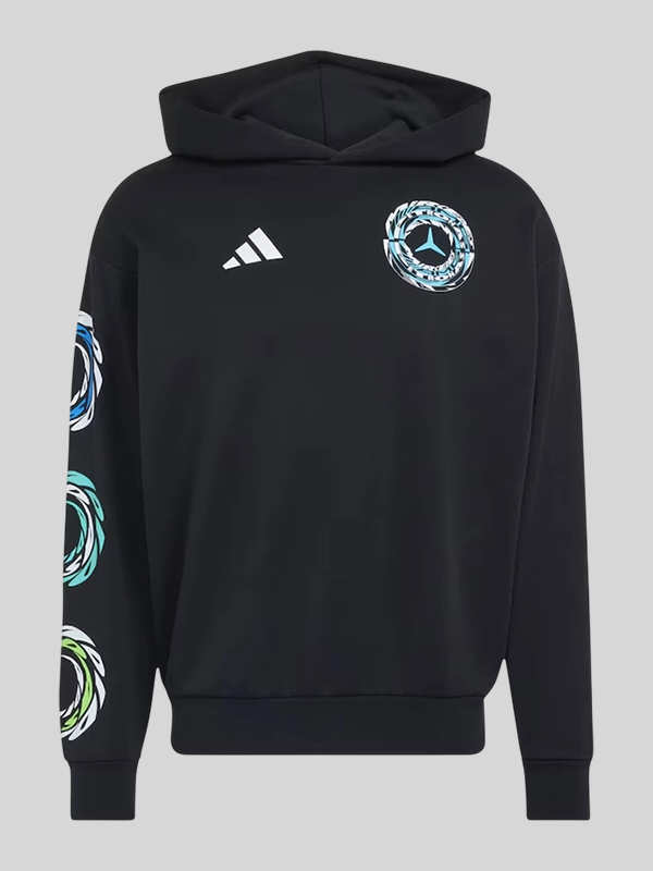Mercedes AMG Petronas Adidas F1 Lights On Hoodie Mercedes AMG Petronas Adidas F1 Lights On Hoodie