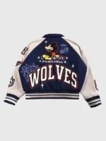 Mickey Mouse Wolves Club Letterman Varsity Jacket 2026