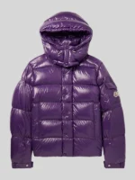 Moncler Maya Purple Puffer Padded Coat Jacket