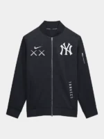 New York Yankees Nike x KAWS Dugout Bomber Full-Zip Jacket - Black