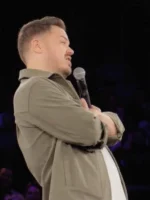 Nice to Meet You Jeff Arcuri Olive Green Shirt