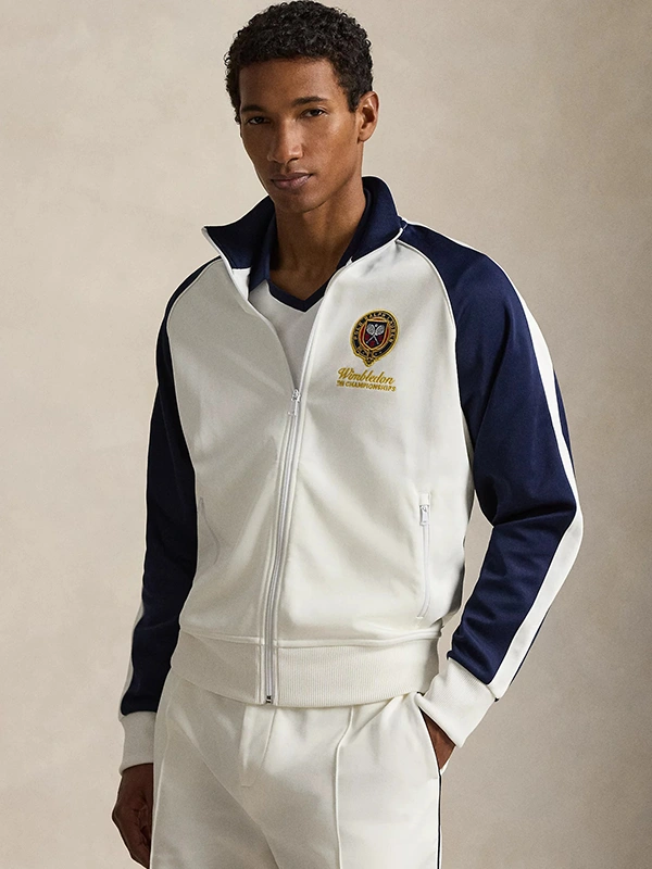 Polo Ralph Lauren x Wimbledon 2026 White Classic Track Jacket Polo Ralph Lauren x Wimbledon 2026 White Classic Track Jacket