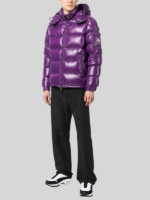 Purple Moncler Puffer Jacket
