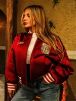 Red Satin Varsity san Diego Padres Jacket