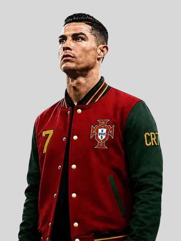 Ronaldo Portugal Varsity Jacket Ronaldo Portugal Varsity Jacket