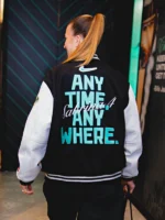 Sabrina Ionescu Any Time Any Where Nike Varsity Jacket
