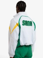 Sana Detroit FIFA World Cup 2026 Brazil White Zip-Up Track Jacket