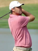 Scottie Scheffler Travelers Championship 2026 Pink Shirt