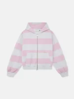 Scuffers Pink Striped Hoodie