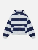 Scuffers Striped Zipper Hoodie