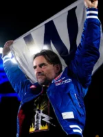Second City Saint CM Punk Blue Satin Jacket
