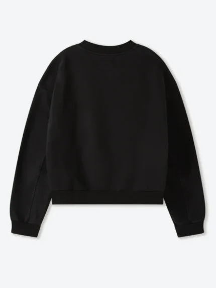 Shinzo Black Jersey Crewneck Sweatshirt