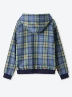 Shinzo Plaid Zip Up Hoodie