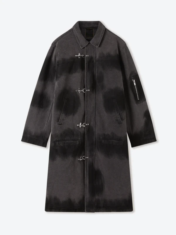 Shinzo Shige Canvas Clasp Trench Coat Shinzo Shige Canvas Clasp Trench Coat