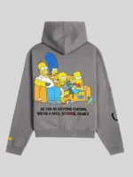 Shoe Palace Family Zip-Up Grey Tracksuit The Simpsons
