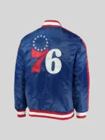 Sixers Starter 76ers blue Varsity Jacket