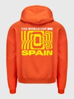 Spain 2026 FIFA World Cup Orange Puff Hoodie