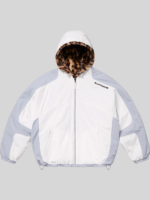 Supreme Faux Fur Reversible Hooded Jacket White