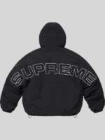 Supreme Faux fur reversible Hooded Jacket Black