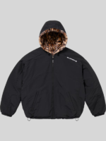 Supreme faux fur reversible jacket Black