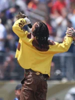 Swae Lee World Cup 2026 Final Flowerboy Leather Jacket