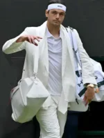 Taylor Fritz Wimbledon White Blazer