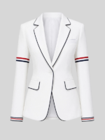 The Custom 2026 FIFA World Cup Jennifer Hudson Thom Browne Blazer In White