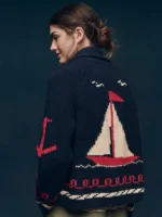 The Great Horse Blue Navy Cardigan