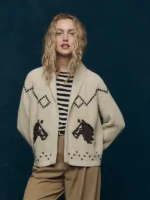 The Great Horse Cardigan Cream