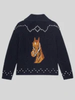 The Great Horse Lodge Cardigan Sweater Navy blue