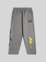 The Simpsons x Shoe Palace Family Zip-Up Grey Fleece Tracksuit