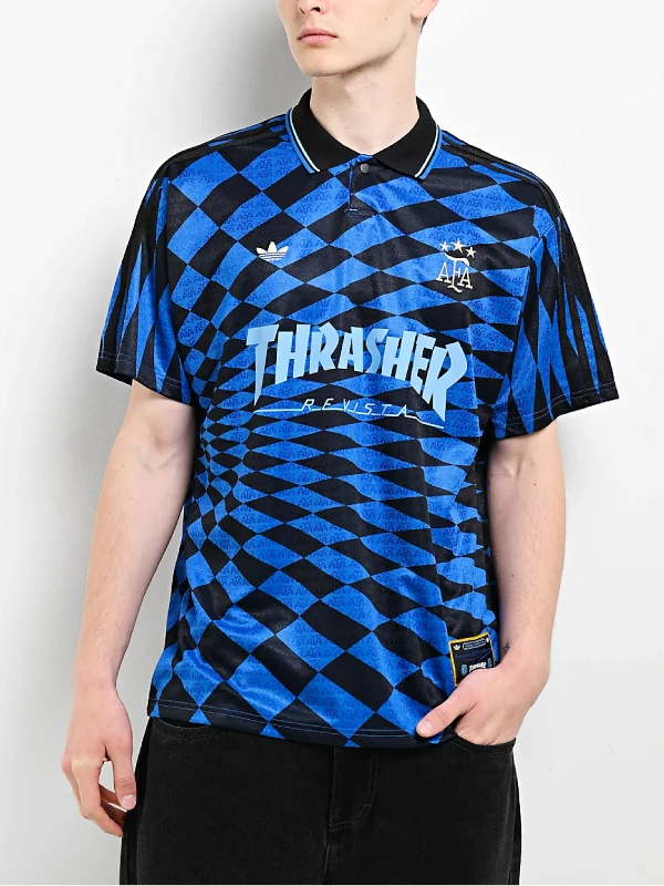 【 × THRASHER × AFA ジャージ JP2XL】 Adidas Argentina x Thrasher Soccer Jersey For Sale