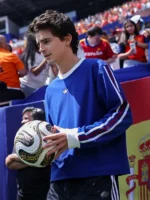 Timothee Chalamet 2026 World Cup Final Blue Sweatshirt
