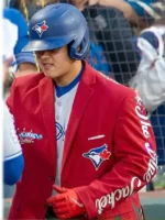 Toronto Blue Jays Home Run Dragon Red Jacket