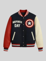 USA Independence Eagle Varsity Jacket