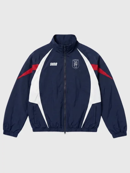 USA FIFA World Cup 2026 Sana Detroit Navy Blue Zip-Up Track Jacket