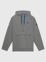 Unisex Grey Bills Nike Sideline Broken Rules Half-Zip Anorak Jacket